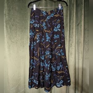 Vintage Floral Maxi Skirt